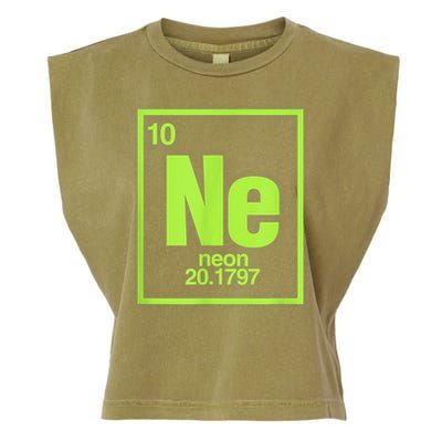 Science Chemistry Chemical Elements Ne Neon Garment-Dyed Women's Muscle Tee