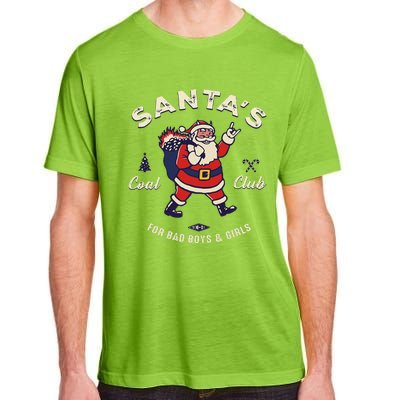 SantaS Coal Club For Bad And Evil Santa Claus Adult ChromaSoft Performance T-Shirt