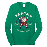 SantaS Coal Club For Bad And Evil Santa Claus Long Sleeve Shirt