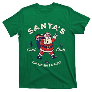 SantaS Coal Club For Bad And Evil Santa Claus T-Shirt