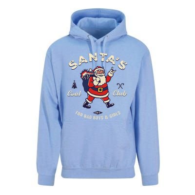 SantaS Coal Club For Bad And Evil Santa Claus Unisex Surf Hoodie