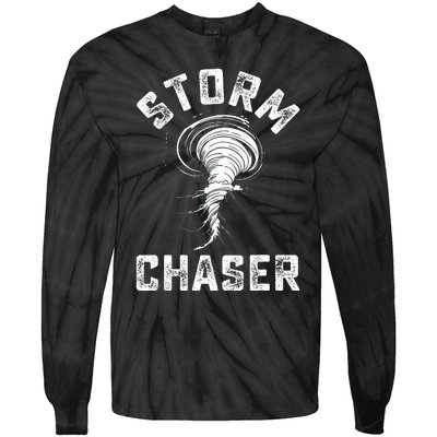 Storm Chaser Costume Tornado Twister Chasers Tie-Dye Long Sleeve Shirt