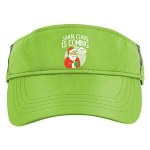 Santa Claus Coming She Said Funny Christmas Xmas Humor Adult Drive Performance Visor