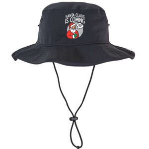 Santa Claus Coming She Said Funny Christmas Xmas Humor Legacy Cool Fit Booney Bucket Hat