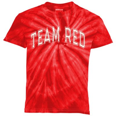 Summer Camp Color TEAM RED Competition Event War Game Kids Tie-Dye T-Shirt