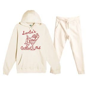 SantaS Cocktail Club North Pole Distillery Premium Hooded Sweatsuit Set