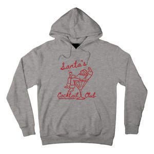 SantaS Cocktail Club North Pole Distillery Tall Hoodie