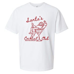 SantaS Cocktail Club North Pole Distillery Sueded Cloud Jersey T-Shirt