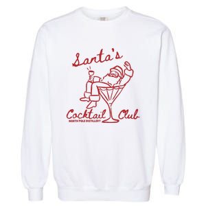 SantaS Cocktail Club North Pole Distillery Garment-Dyed Sweatshirt