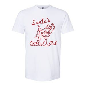 SantaS Cocktail Club North Pole Distillery Softstyle CVC T-Shirt