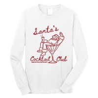 SantaS Cocktail Club North Pole Distillery Long Sleeve Shirt