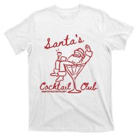 SantaS Cocktail Club North Pole Distillery T-Shirt