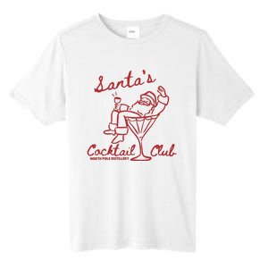 SantaS Cocktail Club North Pole Distillery Tall Fusion ChromaSoft Performance T-Shirt