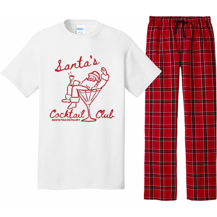 SantaS Cocktail Club North Pole Distillery Pajama Set