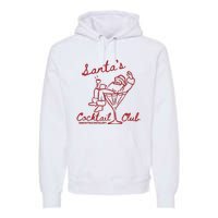 SantaS Cocktail Club North Pole Distillery Premium Hoodie