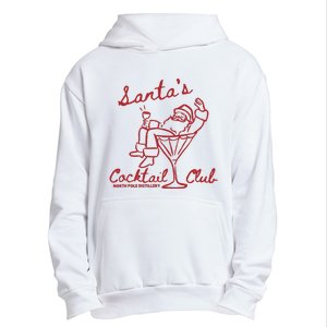 SantaS Cocktail Club North Pole Distillery Urban Pullover Hoodie