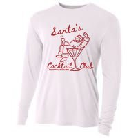 SantaS Cocktail Club North Pole Distillery Cooling Performance Long Sleeve Crew