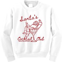 SantaS Cocktail Club North Pole Distillery Kids Sweatshirt