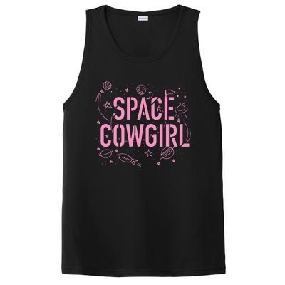 Space Cowgirl Cow Girl 70s Disco Preppy  PosiCharge Competitor Tank