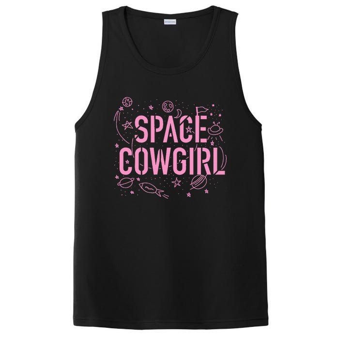 Space Cowgirl Cow Girl 70s Disco Preppy  PosiCharge Competitor Tank