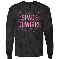 Space Cowgirl Cow Girl 70s Disco Preppy  Tie-Dye Long Sleeve Shirt