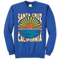 Santa Cruz California Retro Surfing Vintage Skateboarding Meaningful Gift Sweatshirt