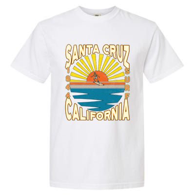 Santa Cruz California Retro Surfing Vintage Skateboarding Meaningful Gift Garment-Dyed Heavyweight T-Shirt