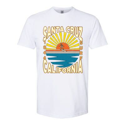 Santa Cruz California Retro Surfing Vintage Skateboarding Meaningful Gift Softstyle CVC T-Shirt