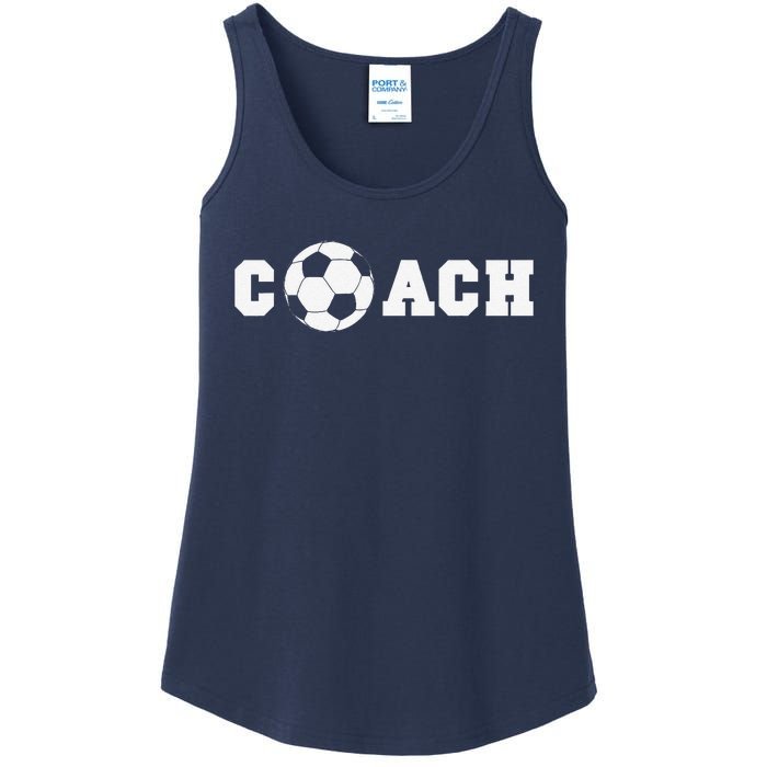 Soccer Coach Coaching Staff Ladies Essential Tank