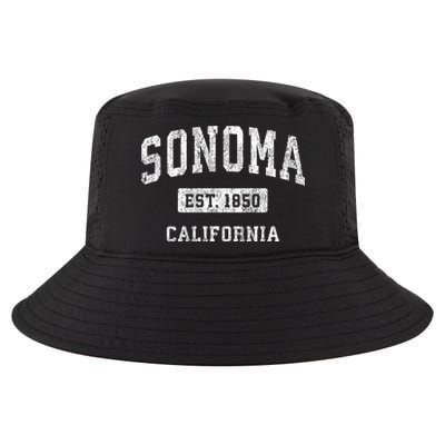 Sonoma California Ca Vintage Sports Cool Comfort Performance Bucket Hat