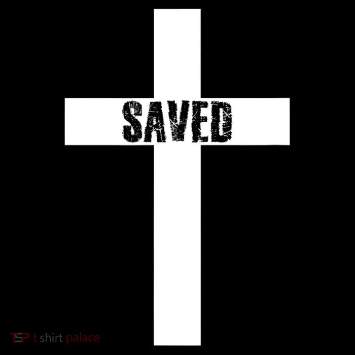Saved Cross Christian Inspirational Design 7-Panel Snapback Hat