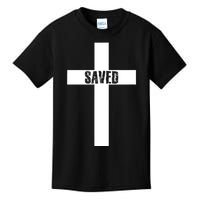 Saved Cross Christian Inspirational Design Kids T-Shirt