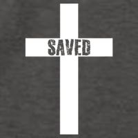 Saved Cross Christian Inspirational Design Vector Backpack