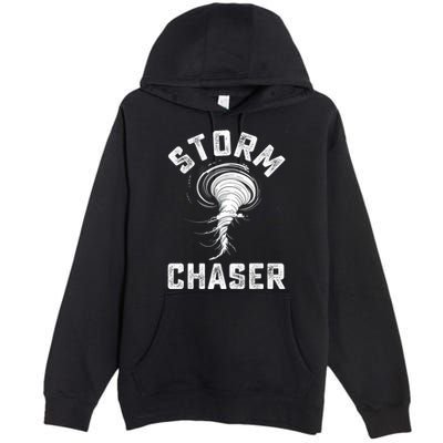 Storm Chaser Costume Tornado Twister Chasers Premium Pullover Hoodie