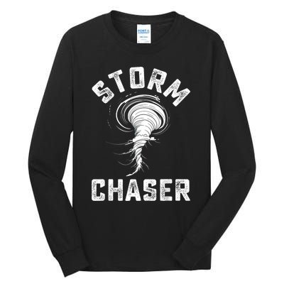 Storm Chaser Costume Tornado Twister Chasers Tall Long Sleeve T-Shirt