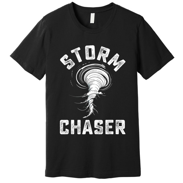 Storm Chaser Costume Tornado Twister Chasers Premium T-Shirt