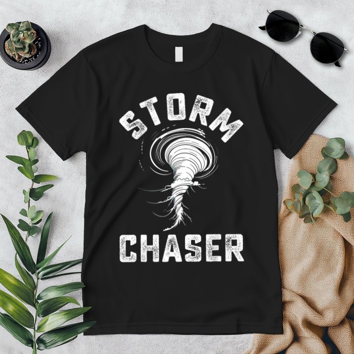 Storm Chaser Costume Tornado Twister Chasers Premium T-Shirt