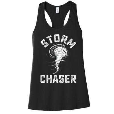 Storm Chaser Costume Tornado Twister Chasers Women's Racerback Tank