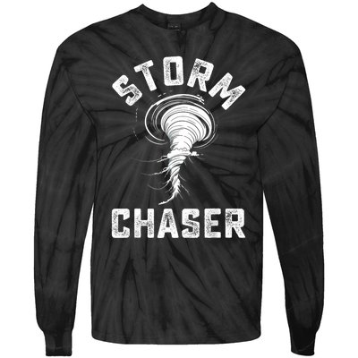 Storm Chaser Costume Tornado Twister Chasers Tie-Dye Long Sleeve Shirt