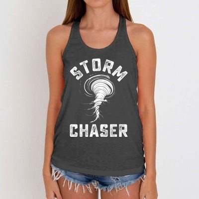 Storm Chaser Costume Tornado Twister Chasers Women's Knotted Racerback Tank