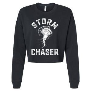 Storm Chaser Costume Tornado Twister Chasers Cropped Pullover Crew