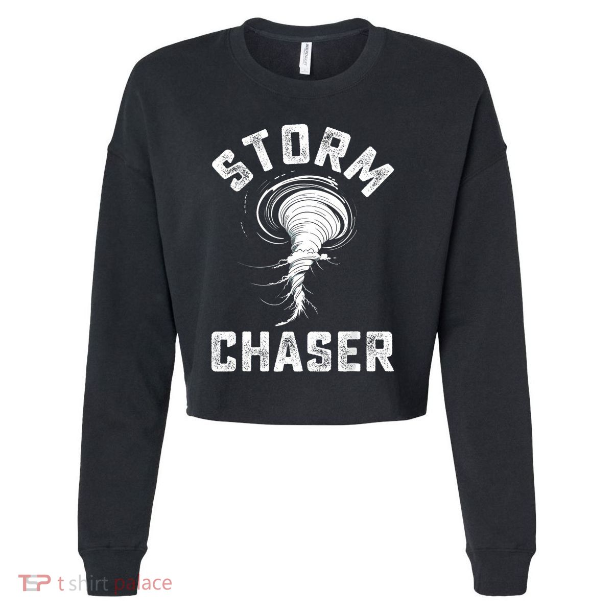 Storm Chaser Costume Tornado Twister Chasers Cropped Pullover Crew
