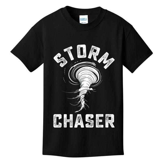 Storm Chaser Costume Tornado Twister Chasers Kids T-Shirt