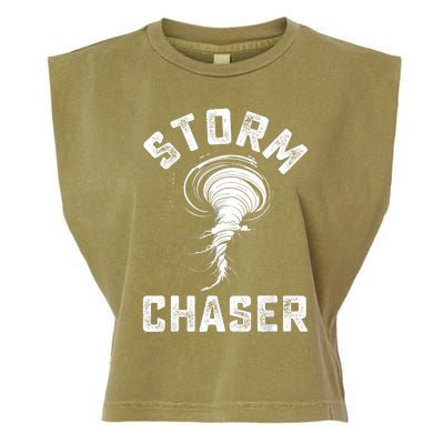 Storm Chaser Costume Tornado Twister Chasers Garment-Dyed Women's Muscle Tee