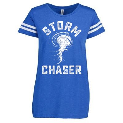 Storm Chaser Costume Tornado Twister Chasers Enza Ladies Jersey Football T-Shirt