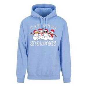 Snowman Christmas Chillin With My Snowmies Ugly Gift Unisex Surf Hoodie