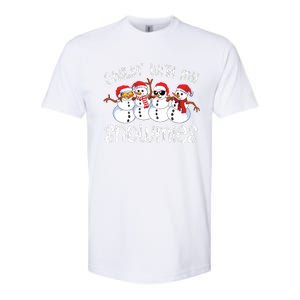 Snowman Christmas Chillin With My Snowmies Ugly Gift Softstyle CVC T-Shirt