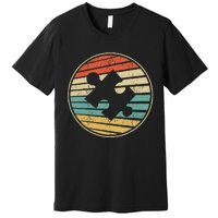 Santa Cruz California Sunset 70s 80s Vintage Premium T-Shirt