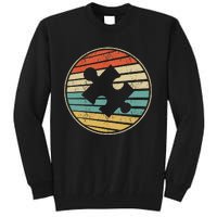 Santa Cruz California Sunset 70s 80s Vintage Tall Sweatshirt