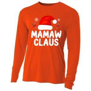 Santa Claus Costume Christmas Holiday Humor Mamaw Claus Great Gift Cooling Performance Long Sleeve Crew